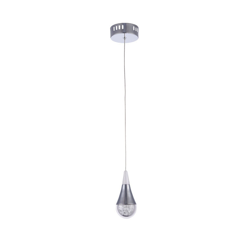 Chrome Crystal Pendant by Bethel - view 2