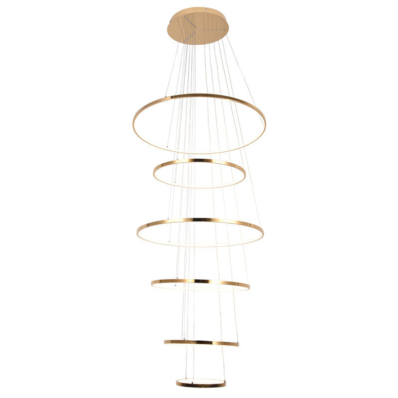 Chrome Chandelier (TR35) in Gold by Bethel