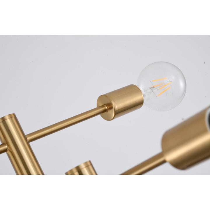 Two Tier Pipe Arm Ceiling Fixture by Bethel - view 5