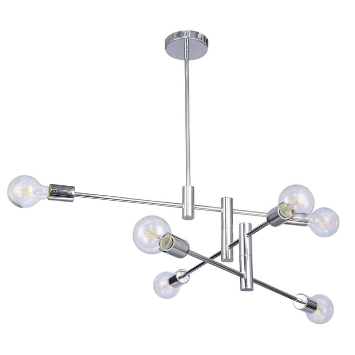 Three Tier Pipe Arm Ceiling Fixture by Bethel - view 10