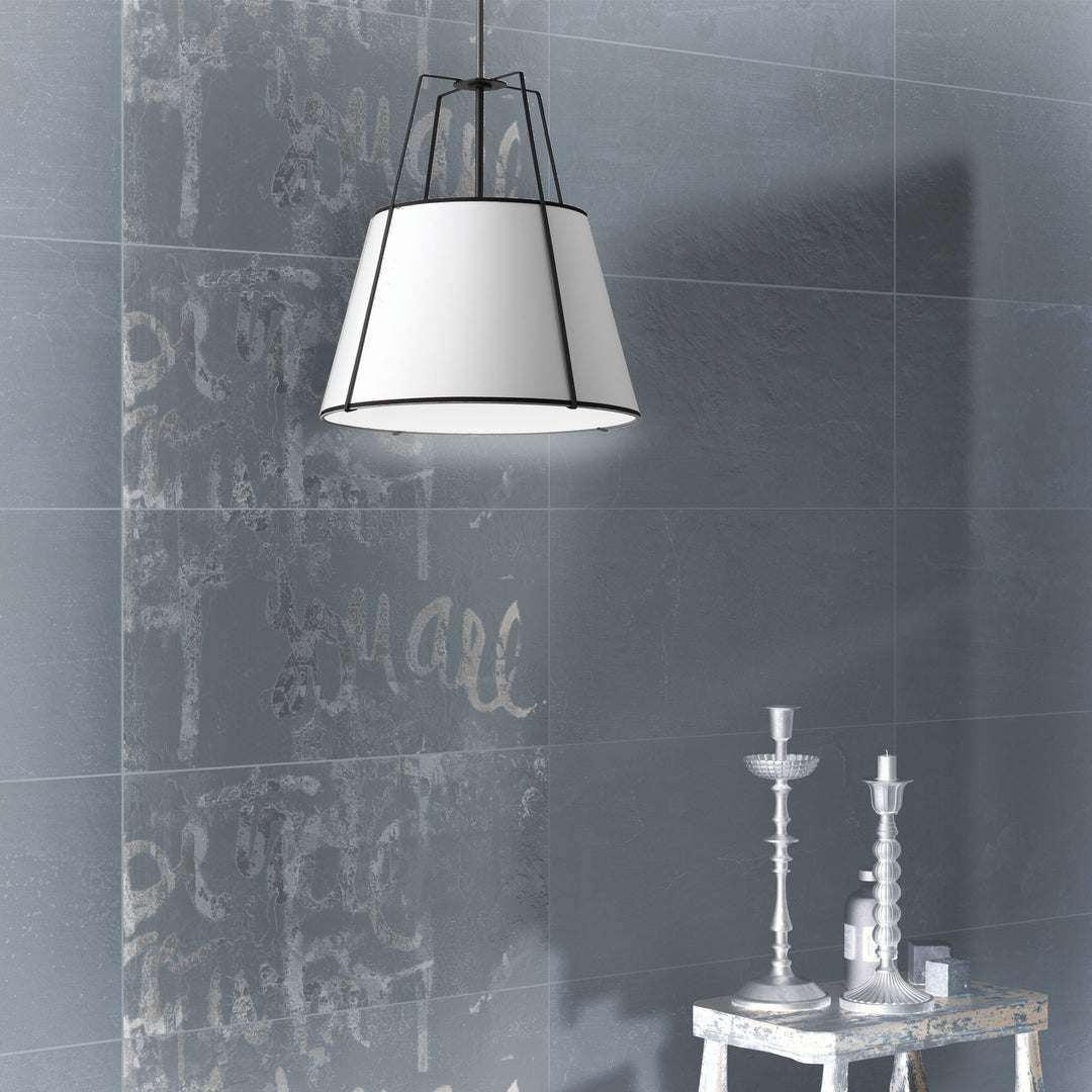 1 Light Trapezoid Pendant by Dainolite - view 3