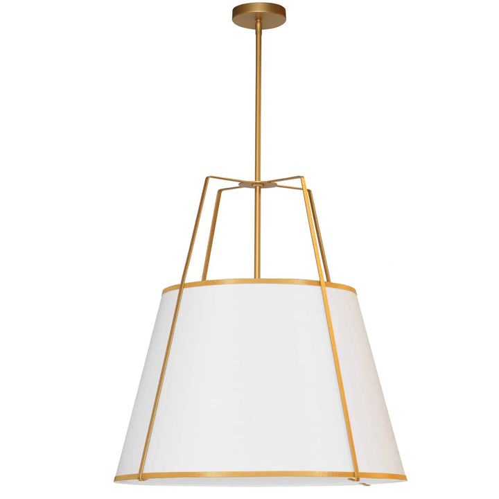 3 Light Trapezoid Pendant (TRA-3P) in Gold by Dainolite