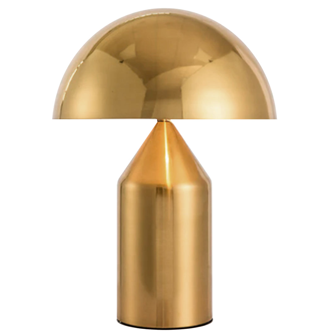 Travis 2 Light Table Lamp in Aged Brass by Dainolite