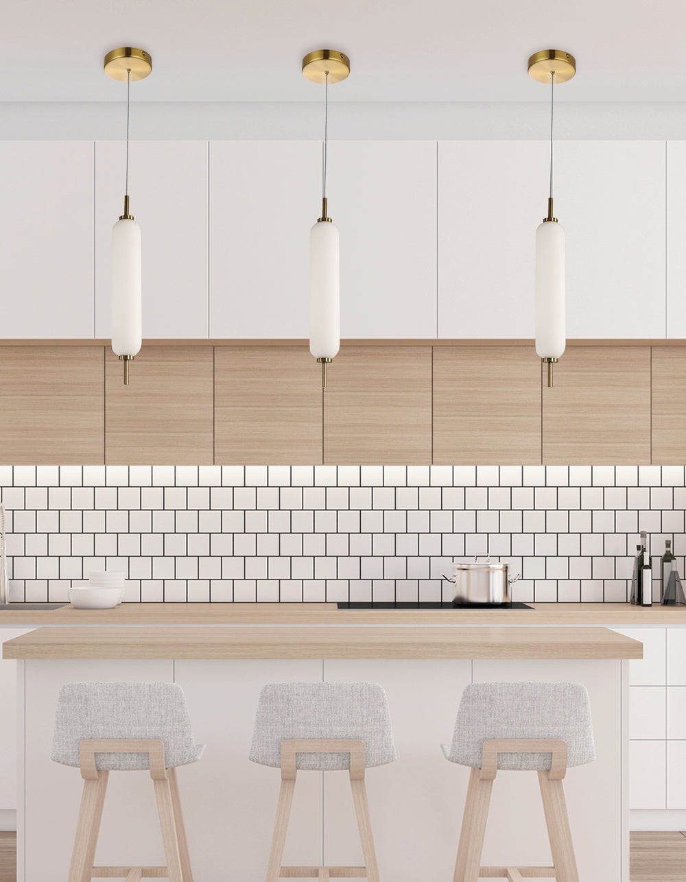Typha 10W Pendant by Dainolite - view 2