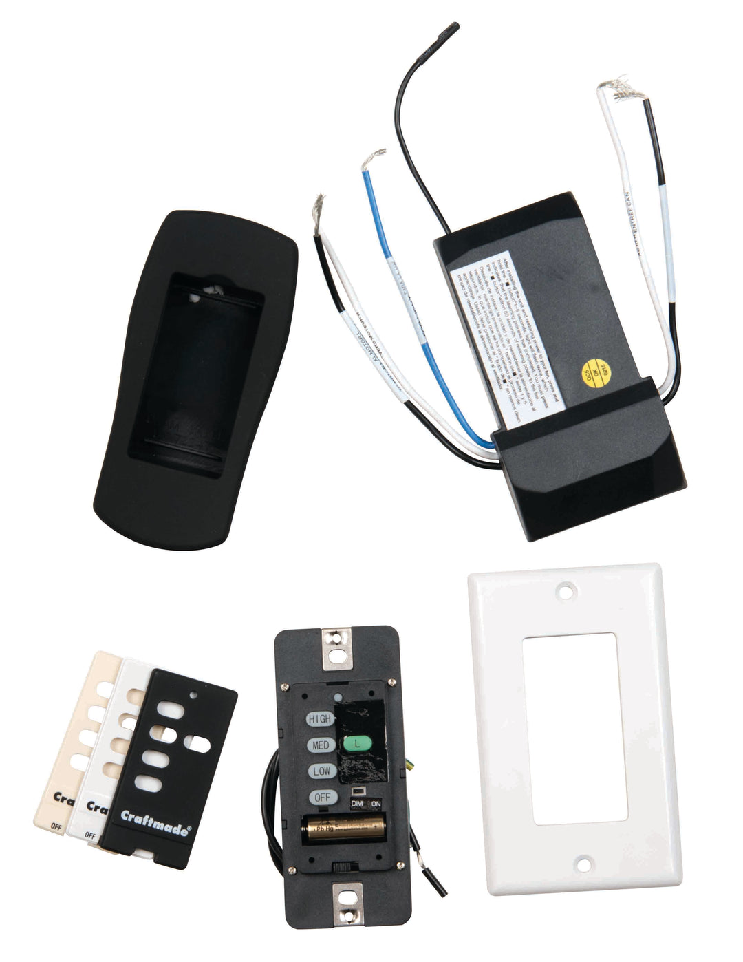 Universal Intelligent Receiver with Hand Set or Wall Control (Pre-Paired) by Craftmade