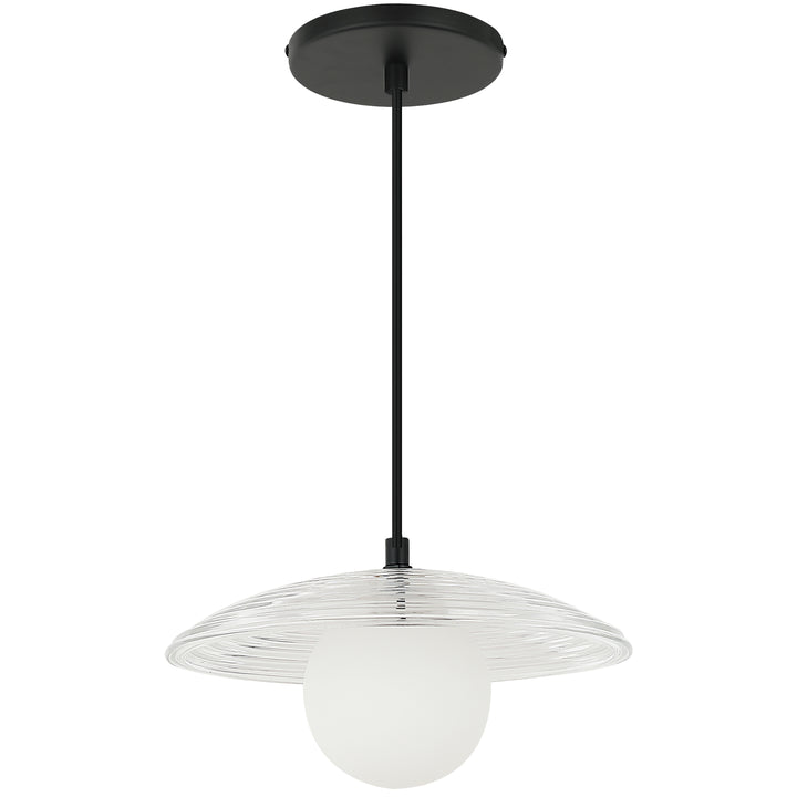 Uriel 1 Light 10" Ripple Glass Pendant