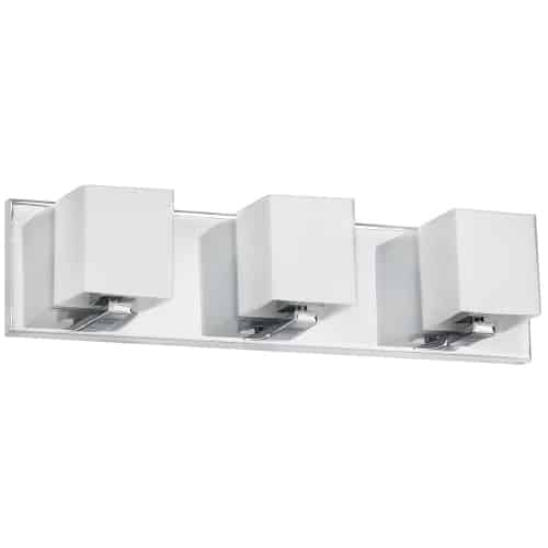 Verona 3 Light Halogen Vanity in Polished Chrome by Dainolite