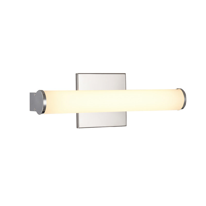Chrome Glass Vanity Light by Bethel