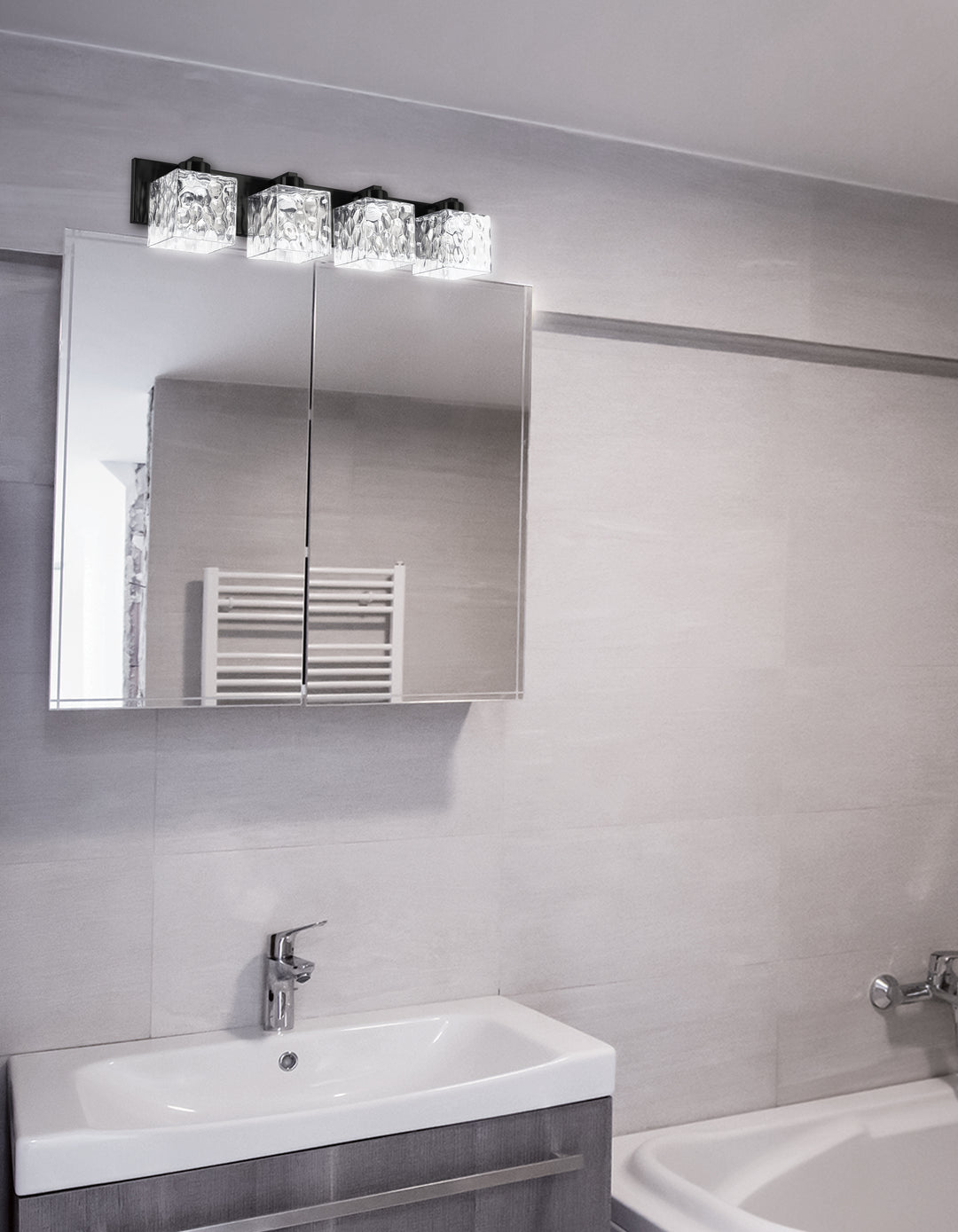 Veda 4 Light Vanity by Dainolite - view 3