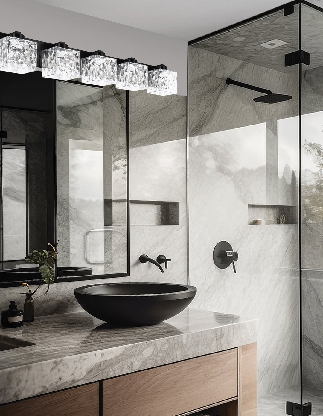 Veda 5 Light Vanity by Dainolite - view 4