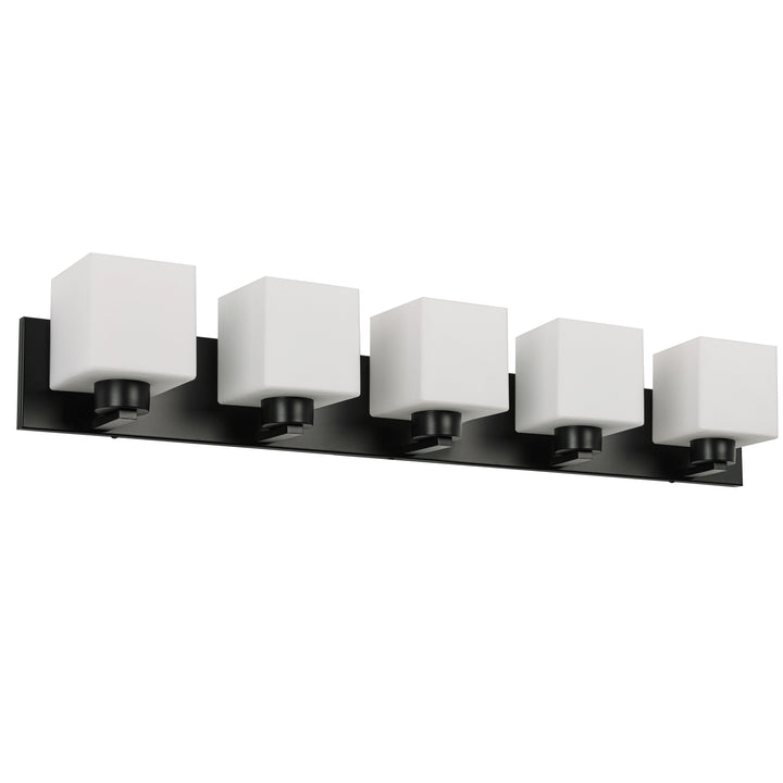 Veda 5 Light Vanity in White by Dainolite