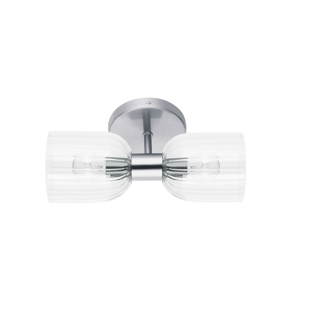 Vienna 2 Light Wall Sconce in Polished Chrome by Dainolite