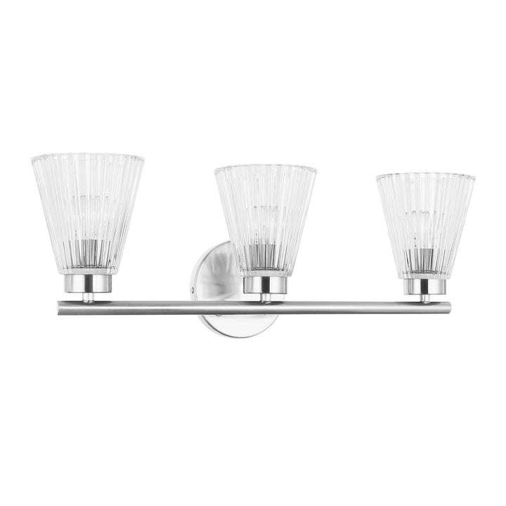 Vienna 3 Light Vanity (VIE-223W) in Polished Chrome by Dainolite