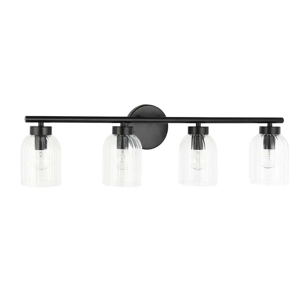 Vienna 4 Light Vanity in Matte Black by Dainolite
