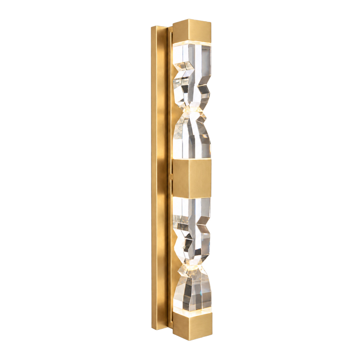 Mamadim Crystal Vanity in Aged Brass by Zeev