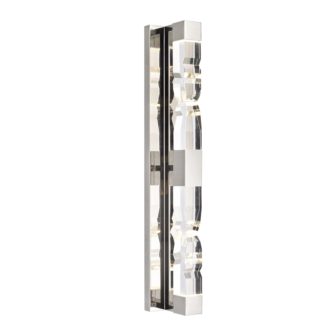 Mamadim Crystal Vanity in Polished Nickel by Zeev