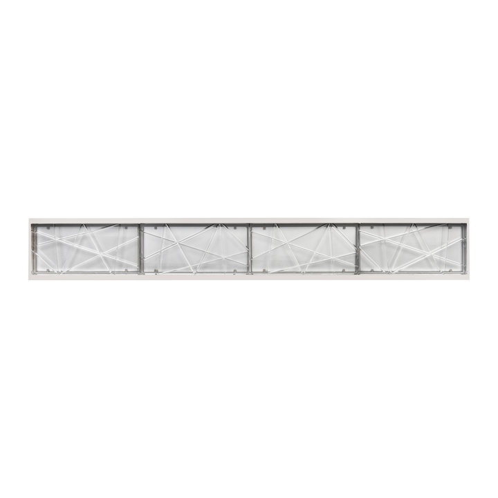 Lucus Crystal Wall Sconce in Polished Nickel by Zeev
