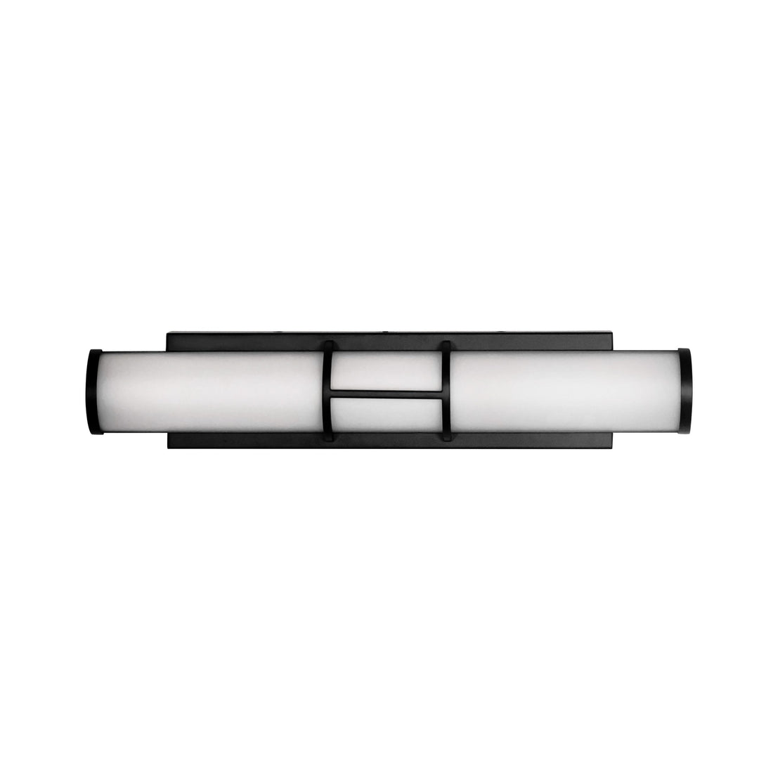 Cylindrus LED Vanity Light in Black by Russell