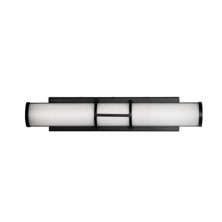 Cylindrus LED Vanity Light in Black by Russell