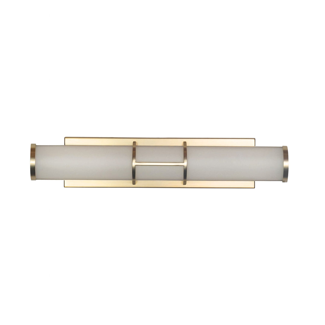 Cylindrus LED Vanity Light in Soft Gold by Russell