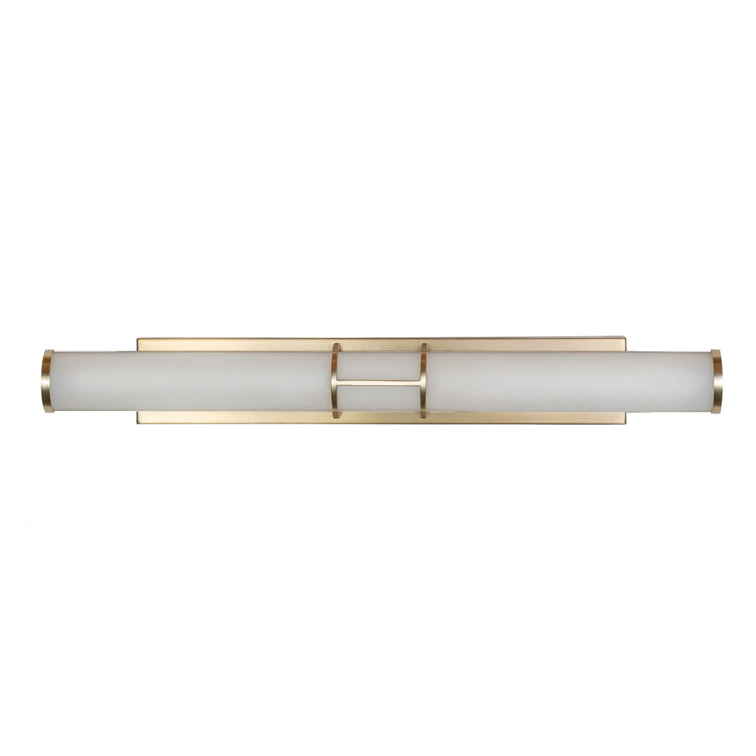 Cylindrus LED Vanity Light in Soft Gold by Russell