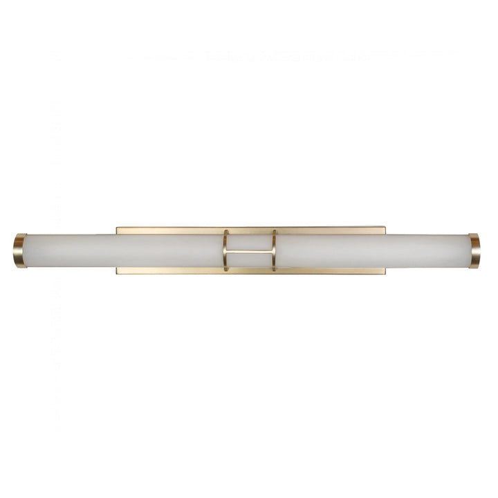 Cylindrus LED Vanity Light in Soft Gold by Russell