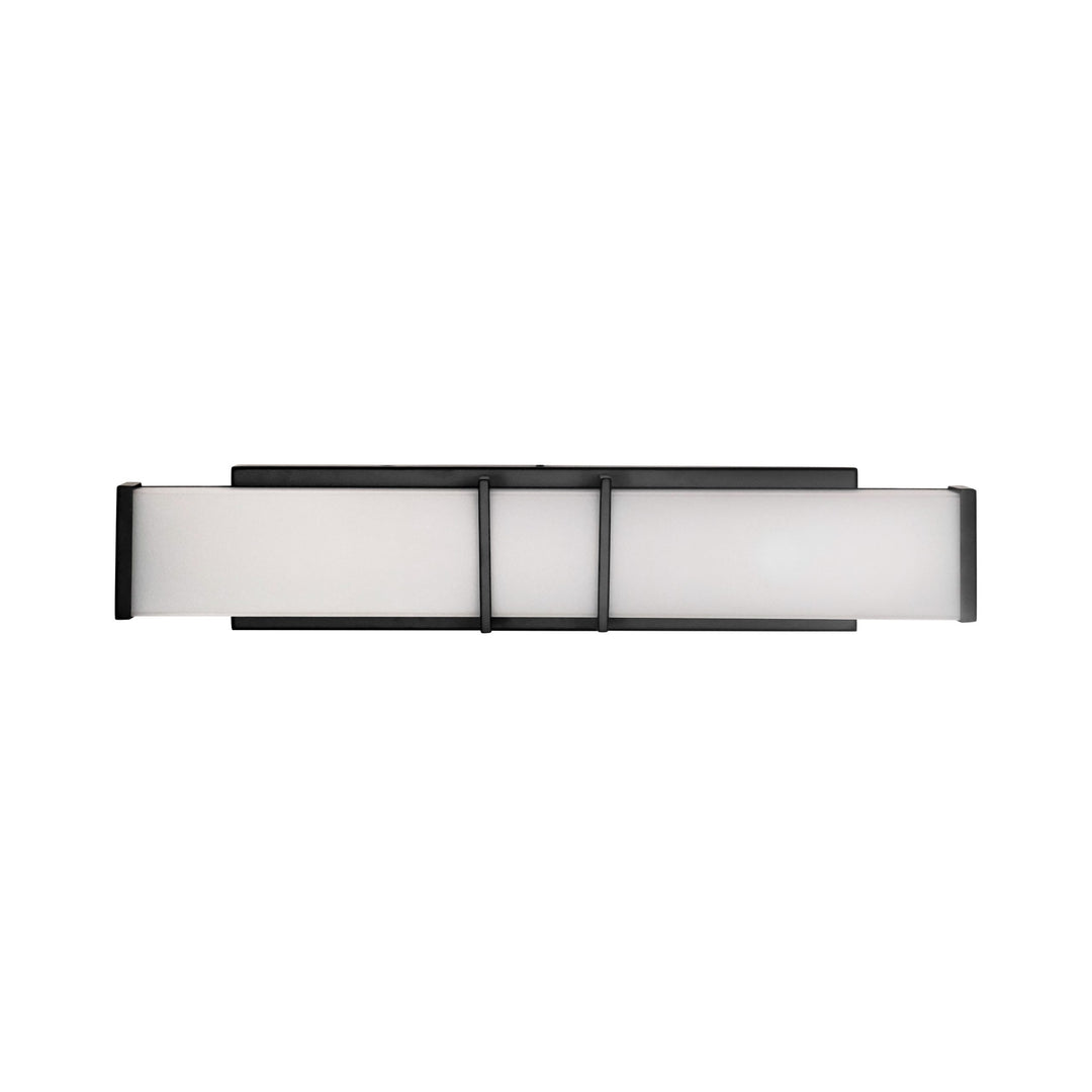 Lateral LED Vanity Light in Black by Russell