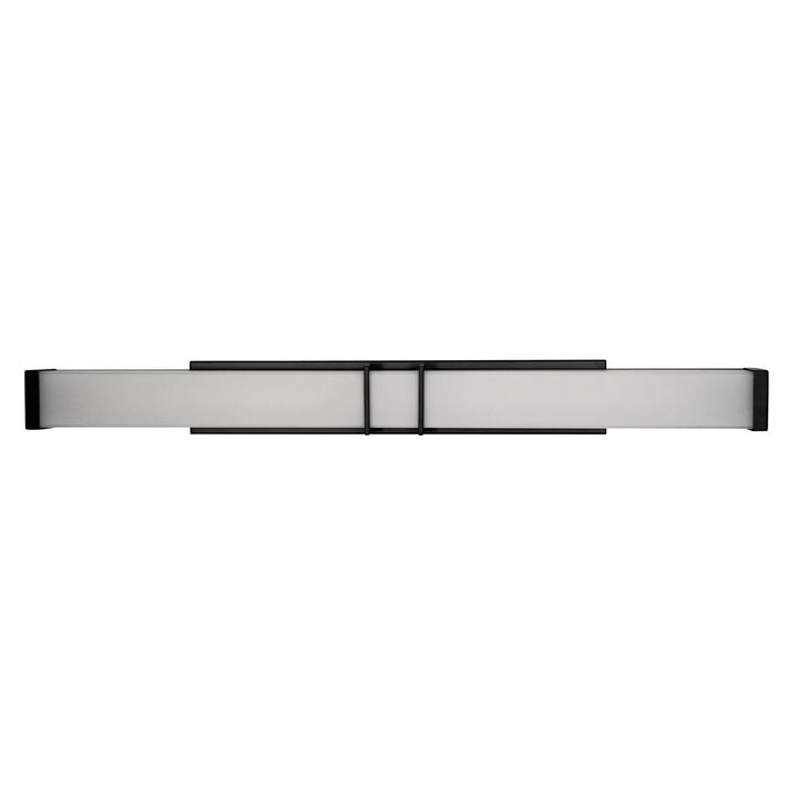 Lateral LED Vanity Light in Black by Russell