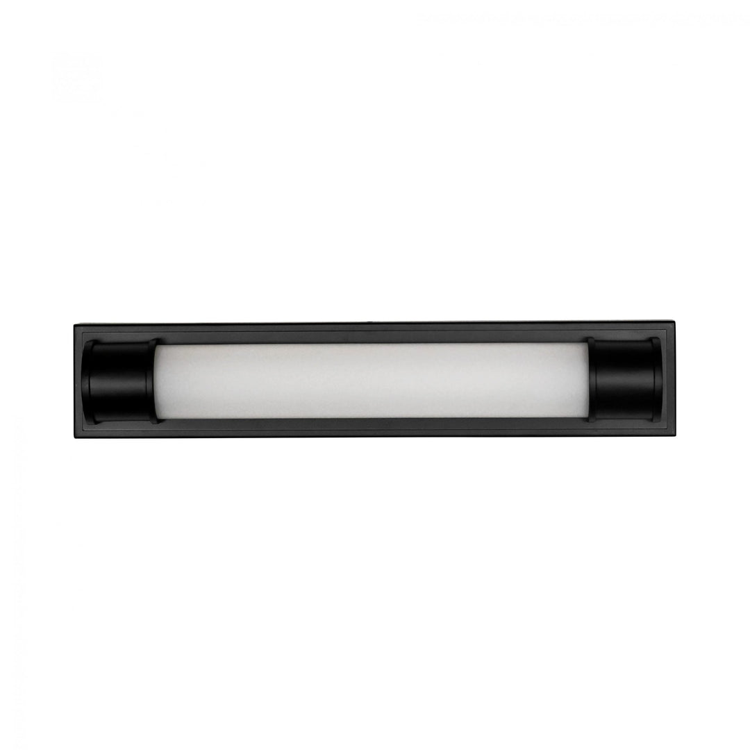 Brooklynd LED Vanity Light in Black with Acrylic Lens by Russell