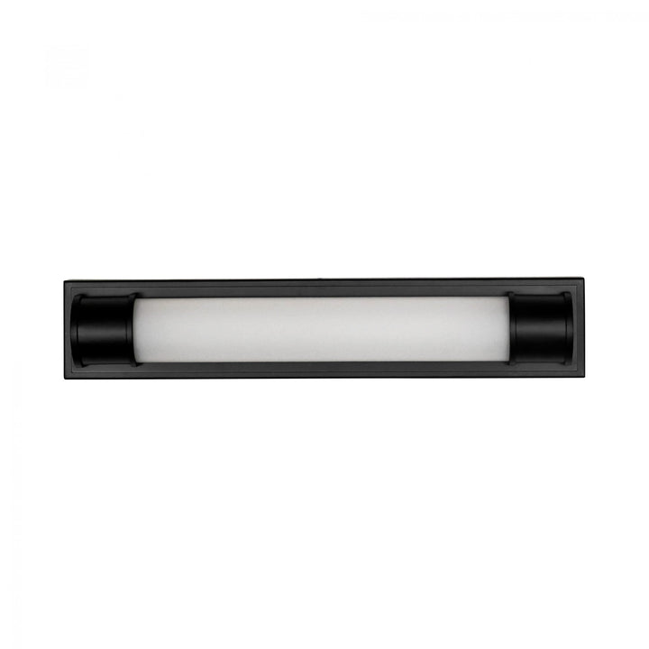 Brooklynd LED Vanity Light in Black with Acrylic Lens by Russell