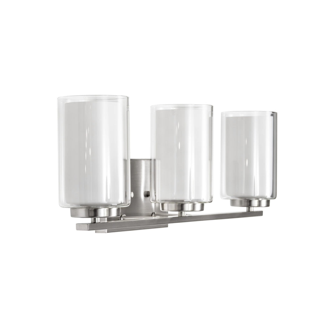 Lenox Vanity Light in Brushed Chrome by Russell
