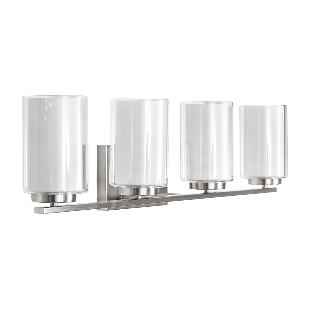 Lenox Vanity Light in Brushed Chrome by Russell