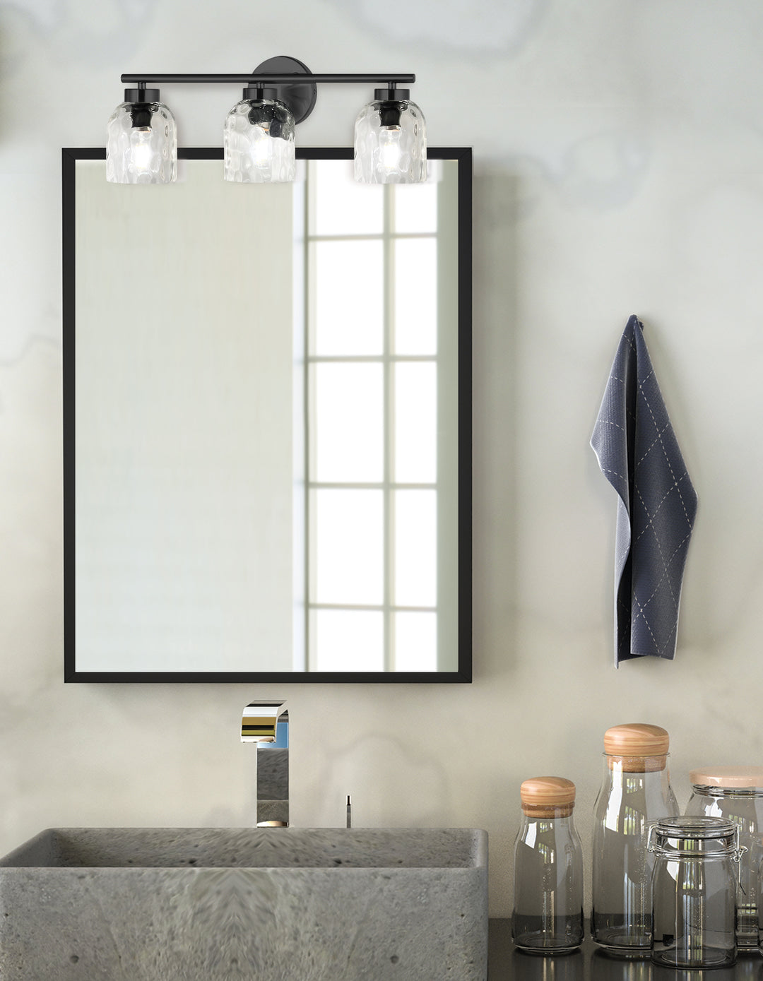 Vallora 3 Light Vanity by Dainolite - view 4