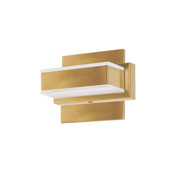 5W Wall Vanity in Aged Brass by Dainolite