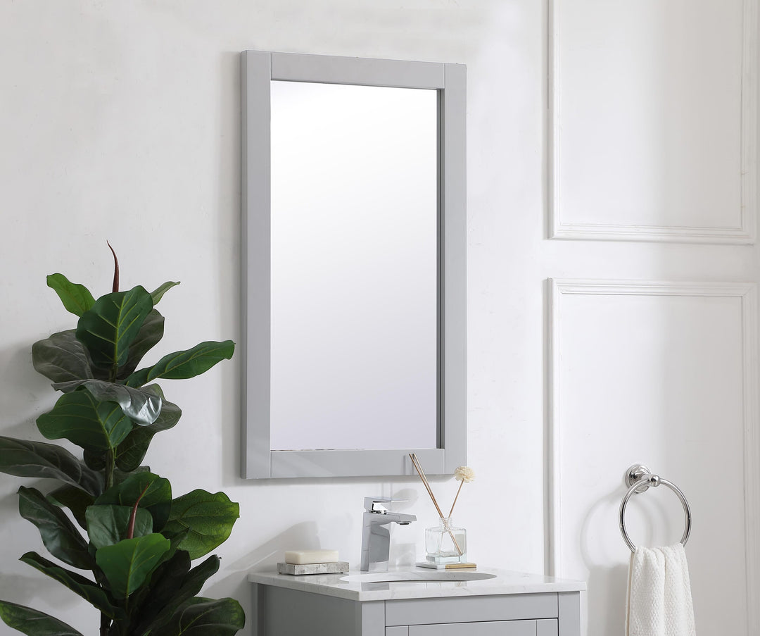 Aqua Rectangle Mirror by Elegant - view 15