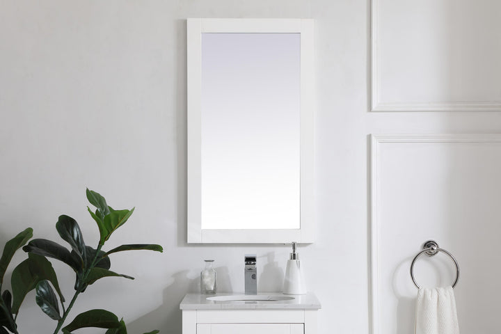 Aqua Rectangle Mirror by Elegant - view 20