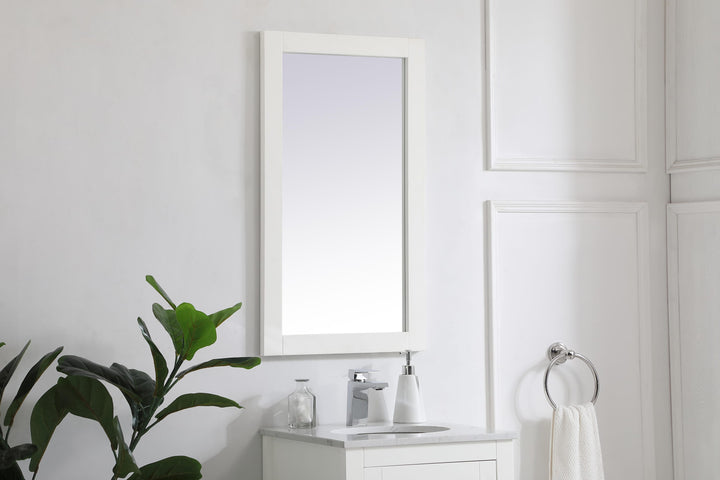 Aqua Rectangle Mirror by Elegant - view 21