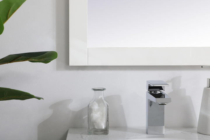 Aqua Rectangle Mirror by Elegant - view 24