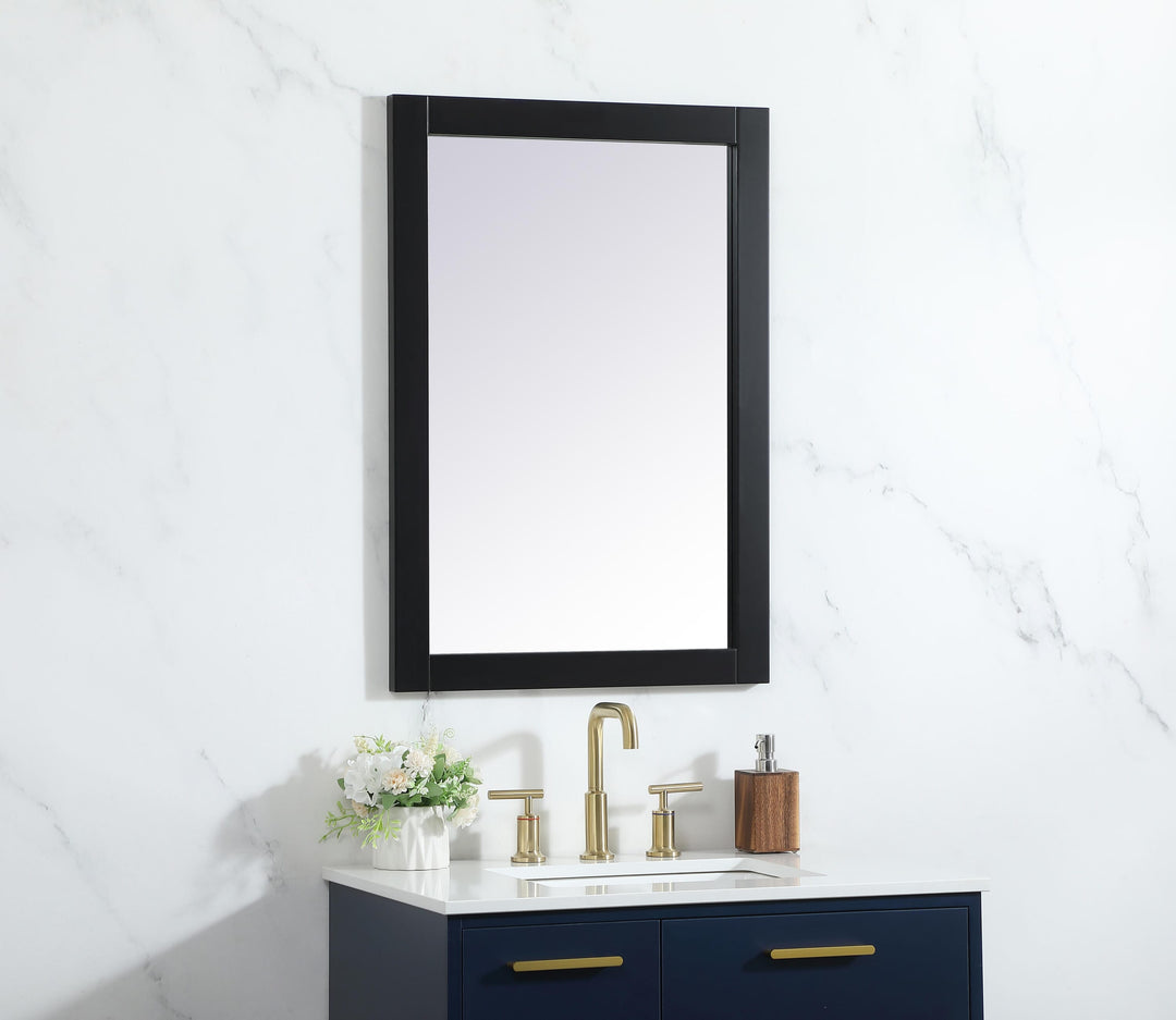 Aqua Rectangle Mirror by Elegant - view 27