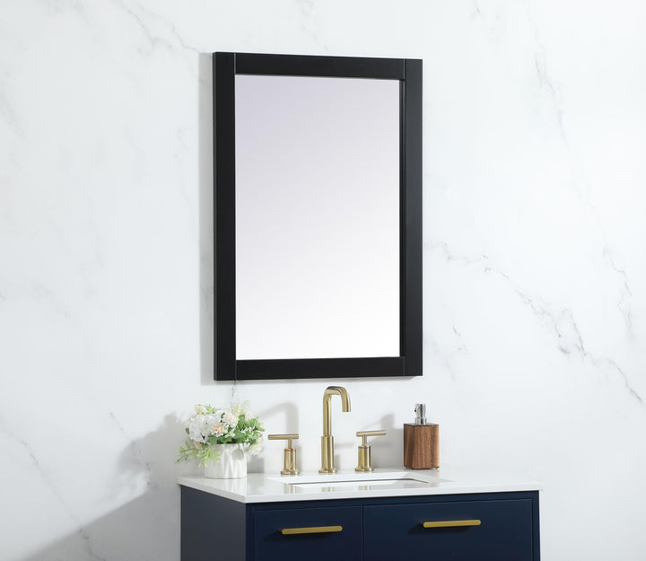 Aqua Rectangle Mirror by Elegant - view 27