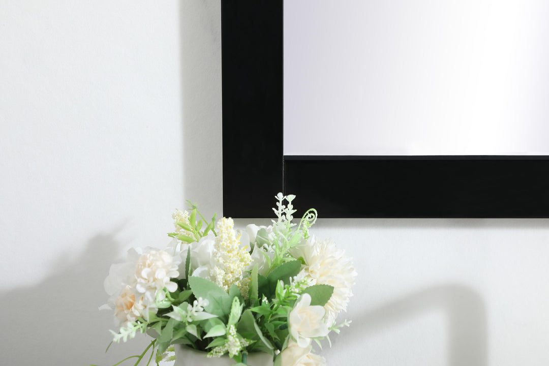 Aqua Rectangle Mirror by Elegant - view 28