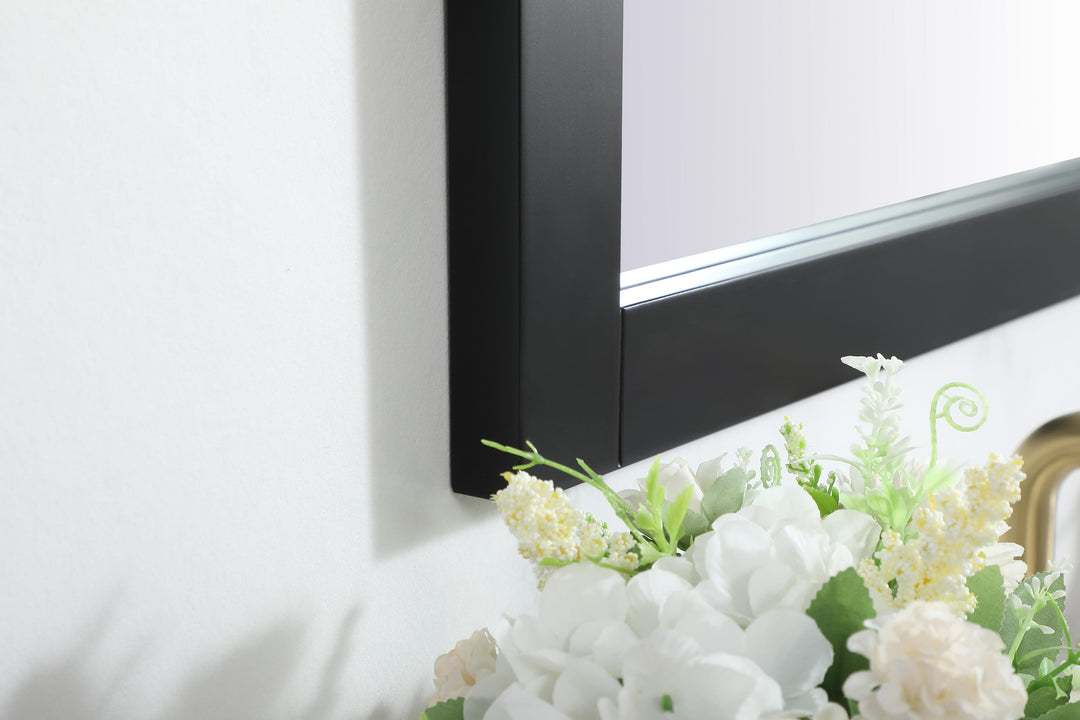 Aqua Rectangle Mirror by Elegant - view 29