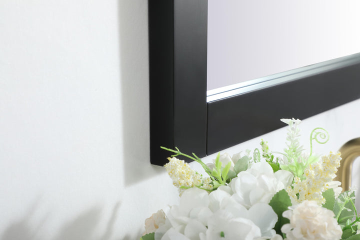 Aqua Rectangle Mirror by Elegant - view 29