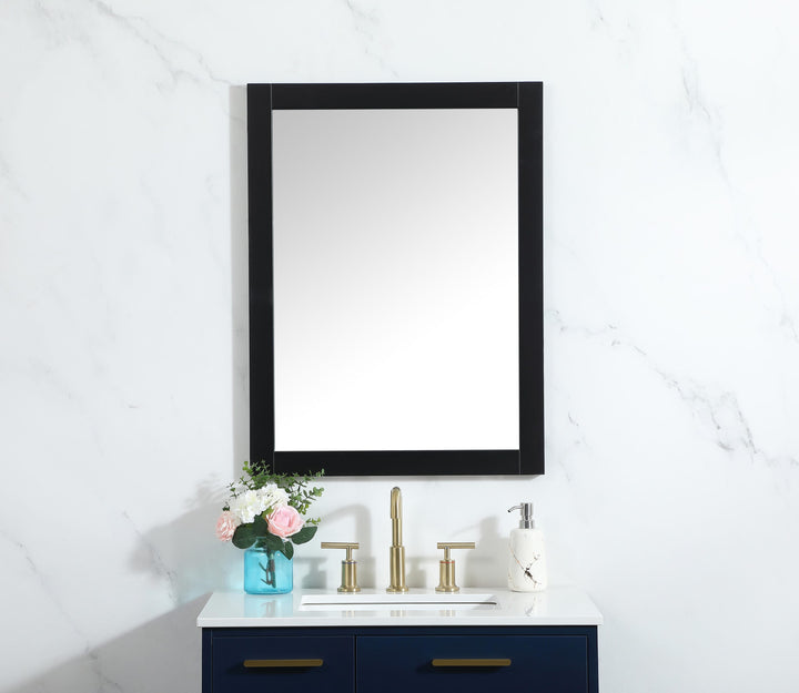 Aqua Rectangle Mirror by Elegant - view 32