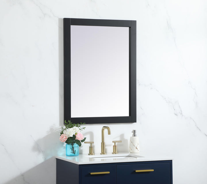 Aqua Rectangle Mirror by Elegant - view 33