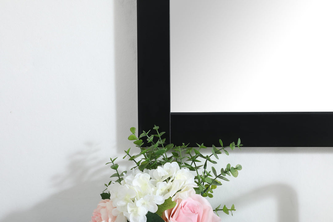 Aqua Rectangle Mirror by Elegant - view 34