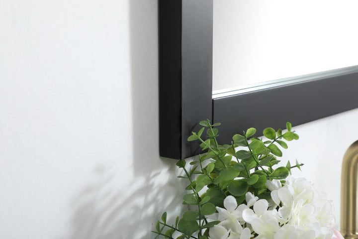 Aqua Rectangle Mirror by Elegant - view 35