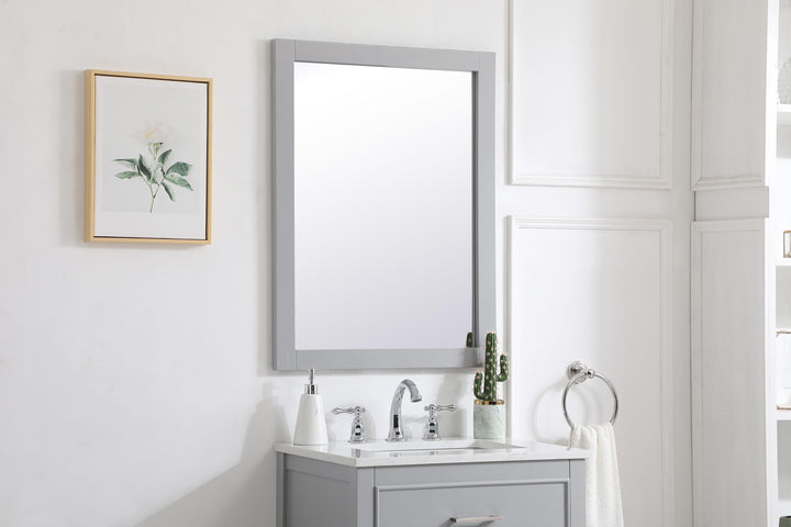 Aqua Rectangle Mirror by Elegant - view 39