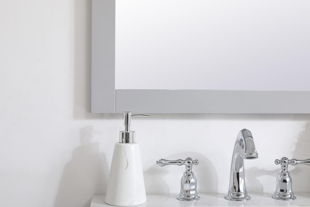 Aqua Rectangle Mirror by Elegant - view 42