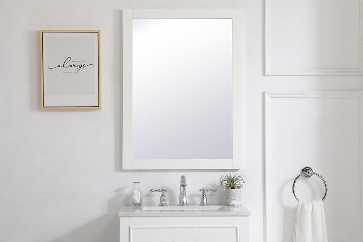Aqua Rectangle Mirror by Elegant - view 44